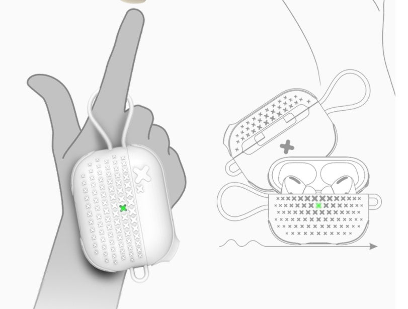 Compatible with Apple, Air pods Pro Silicone Case Compatible with Apple, Air pods Pro Silicone Case